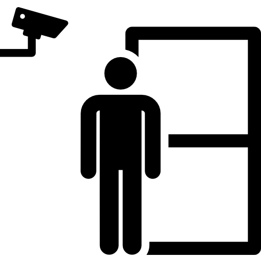 circuito cerrado de televisión icono gratis