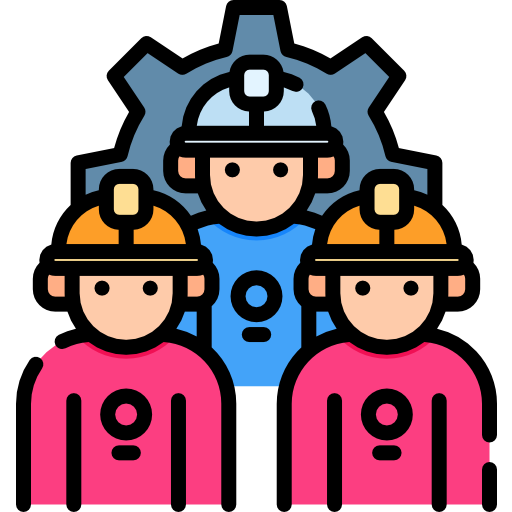 trabajadores icono gratis