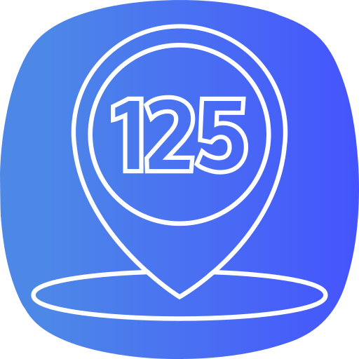 125 Icône gratuit 125 Icône gratuit