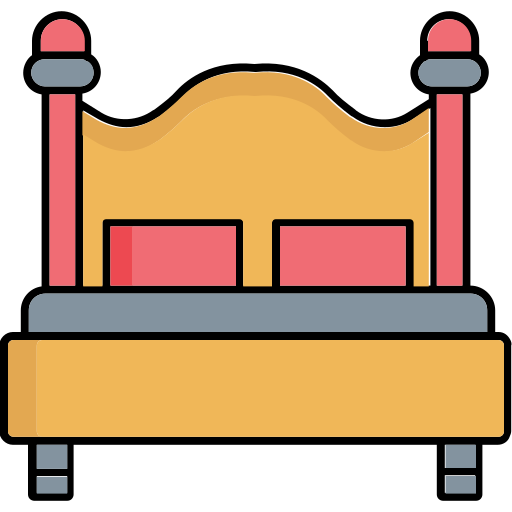 Sleeping bed - Free arrows icons