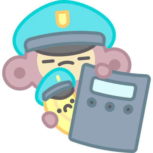 Police free sticker