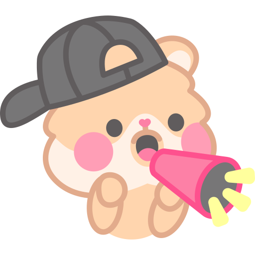 Megaphone free sticker