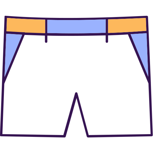 pantalones cortos para dormir icono gratis