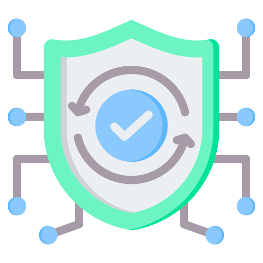 la seguridad cibernética icono gratis