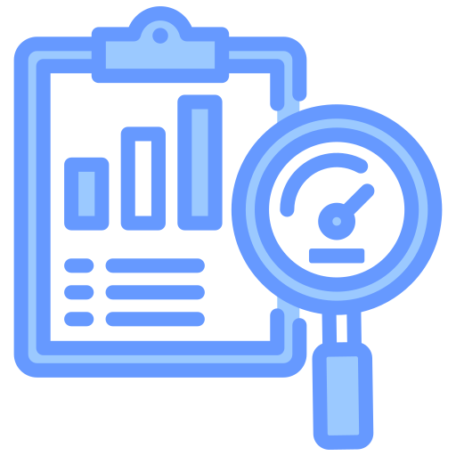 evaluación comparativa icono gratis