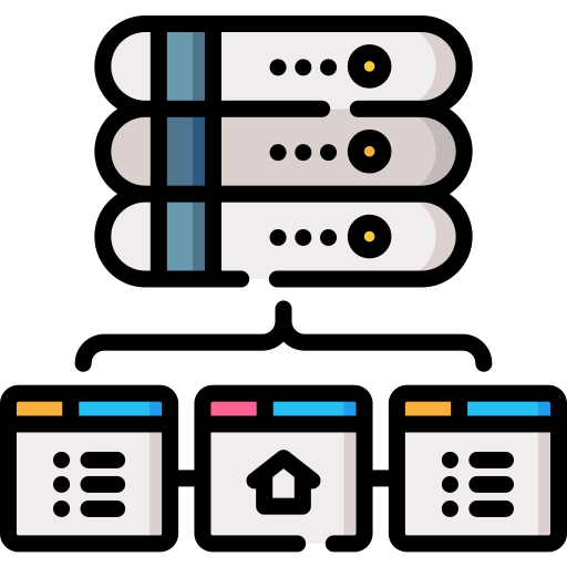 Database Special Lineal color icon