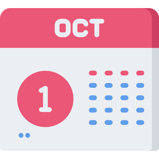 octubre icono gratis