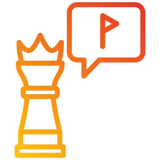 metas estratégicas icono gratis