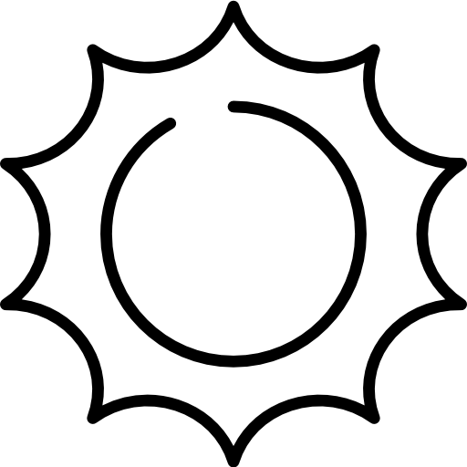 Sun free icon