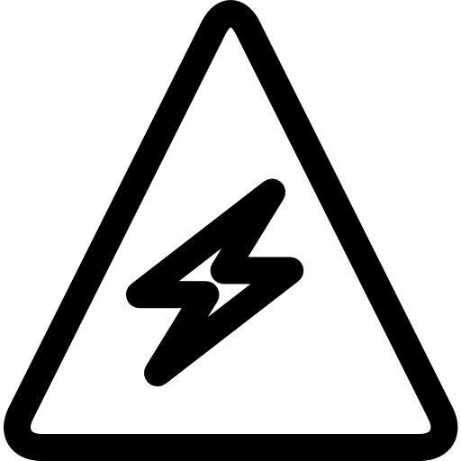 High voltage free icon