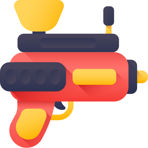 pistola de agua icono gratis