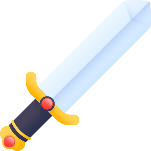 Sword 3D Color icon