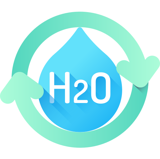 h2o icono gratis