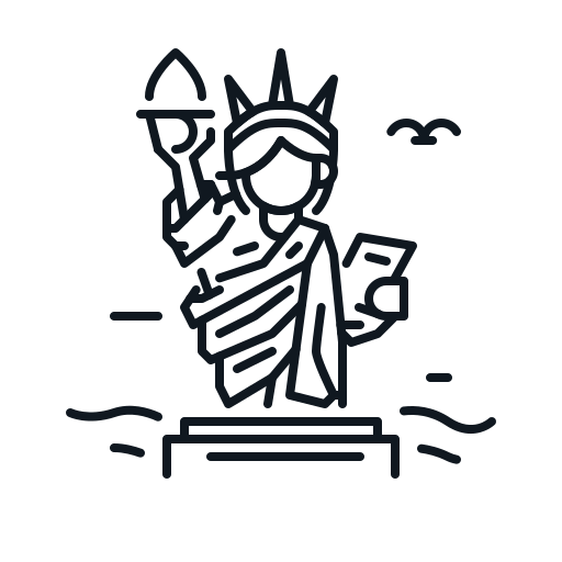 Statue free icon