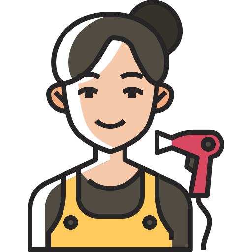 미용사 무료 아이콘