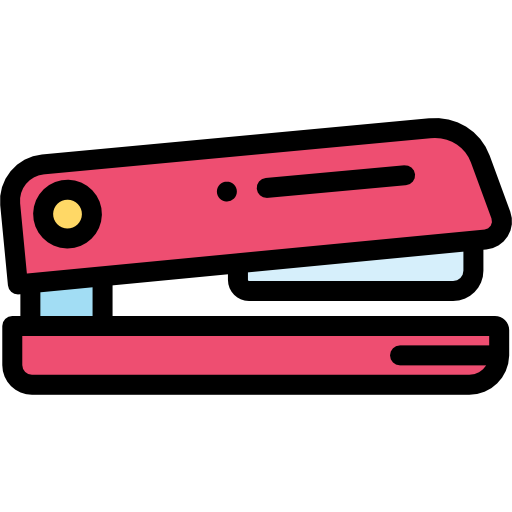 Stapler Detailed Rounded Lineal color icon