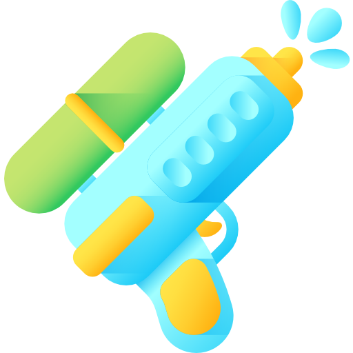 pistola de agua icono gratis