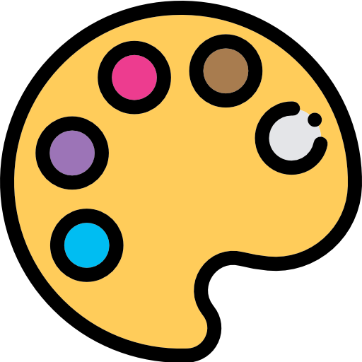 palette de peinture Icône gratuit