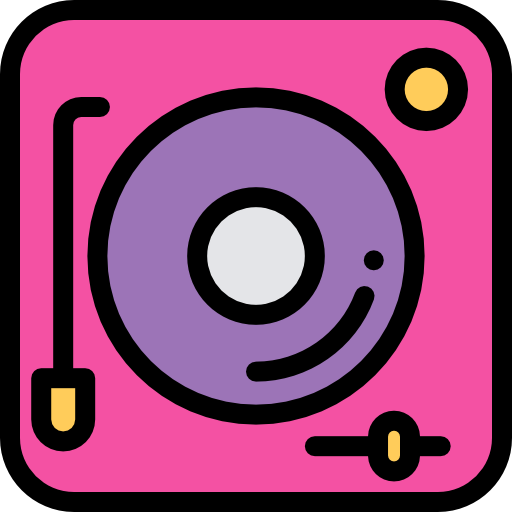 reproductor de vinilo icono gratis