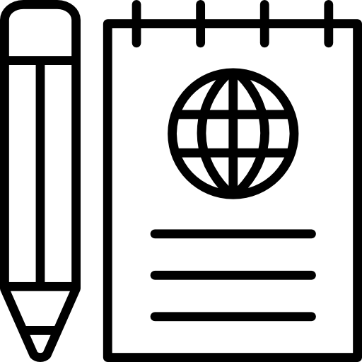 periodista icono gratis