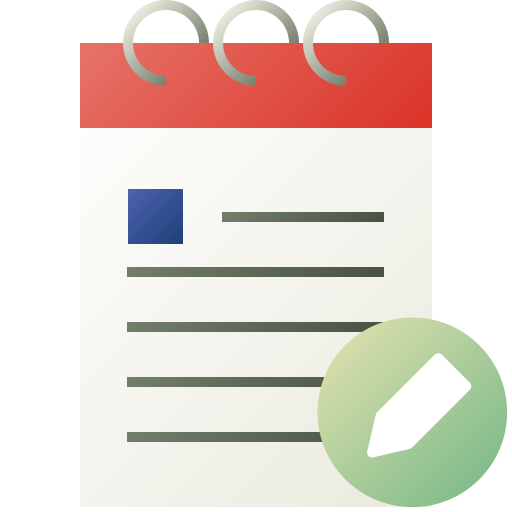 agenda icono gratis