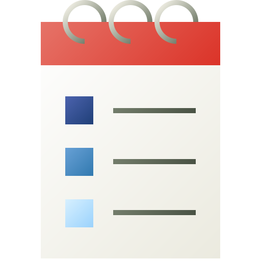 agenda icono gratis