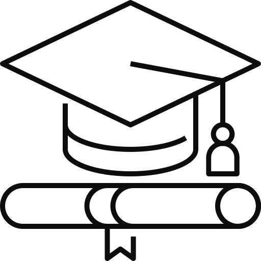 graduación icono gratis