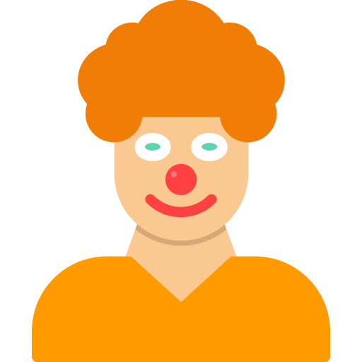 payaso icono gratis