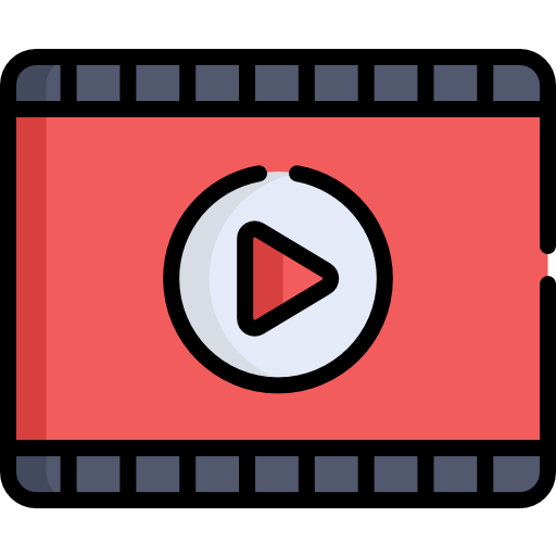 reproductor de video icono gratis