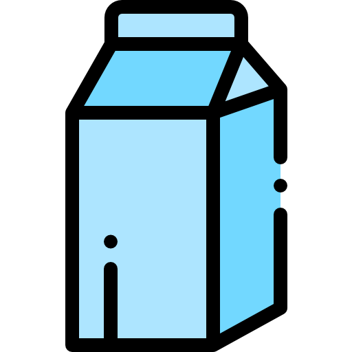 Milk Detailed Rounded Lineal color icon