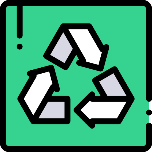 Recycle Detailed Rounded Lineal color icon