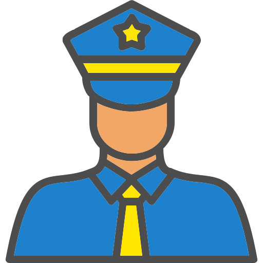 policía icono gratis