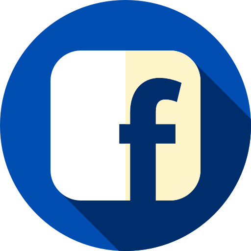 Facebook Flat Circular Flat icon