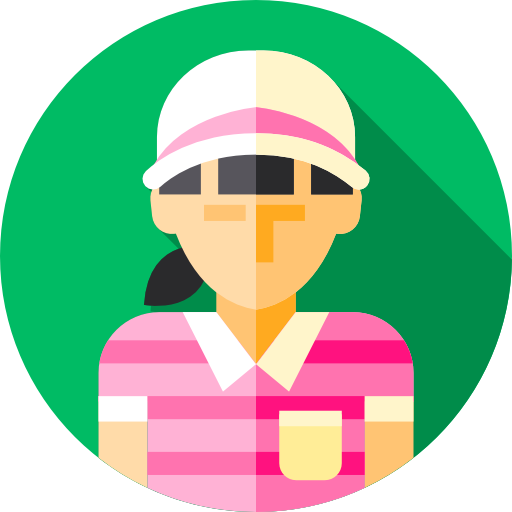 jogador de golfe grátis ícone