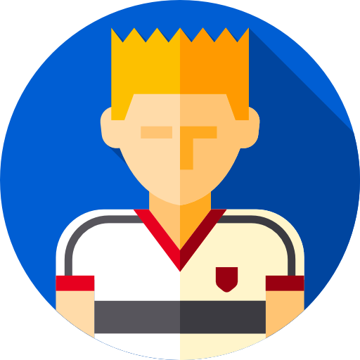 jugador de fútbol icono gratis