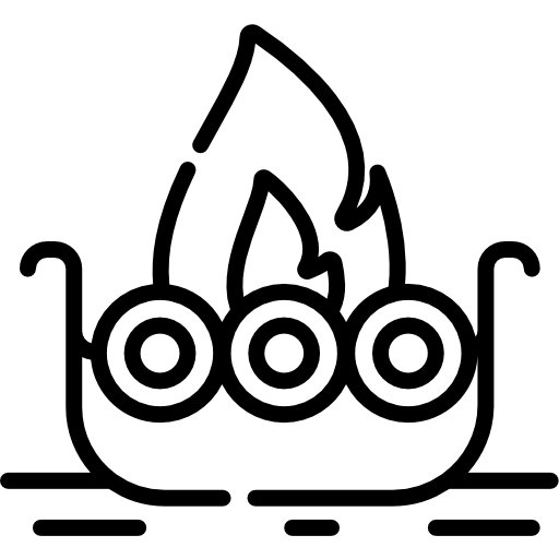 entierro icono gratis