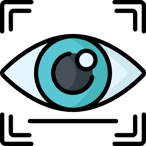 escáner de ojos icono gratis