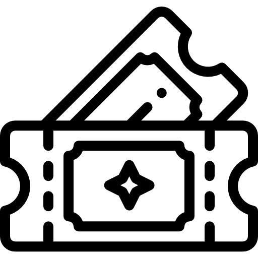 billet Icône gratuit