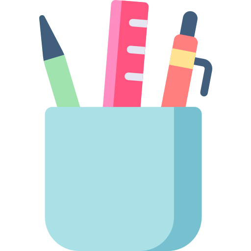 Pencil case - Free education icons