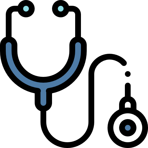 Stethoscope Detailed Rounded Lineal color icon