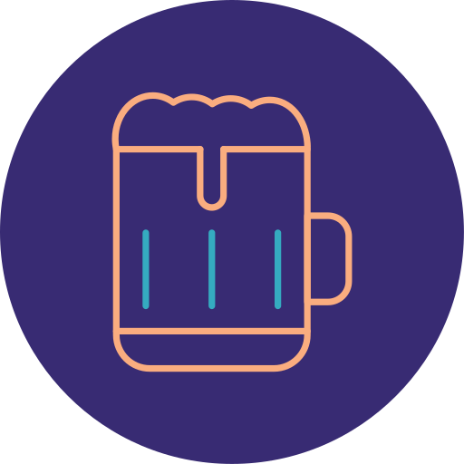 chope à biere Icône gratuit