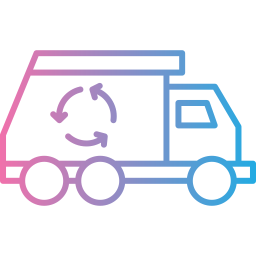 camión de basura icono gratis