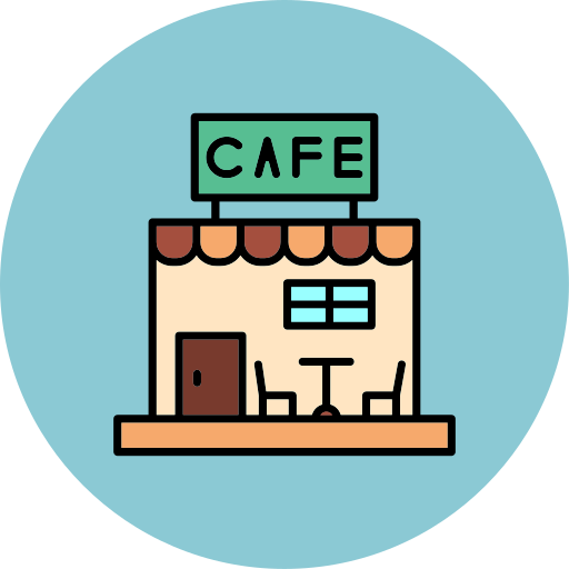 cafetería icono gratis