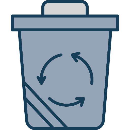 papelera de reciclaje icono gratis