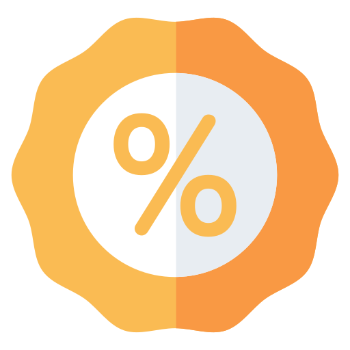 desconto grátis ícone