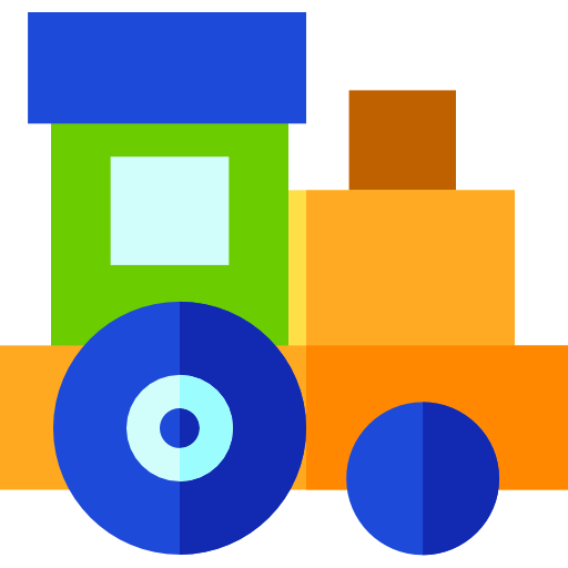 Train Basic Straight Flat icon