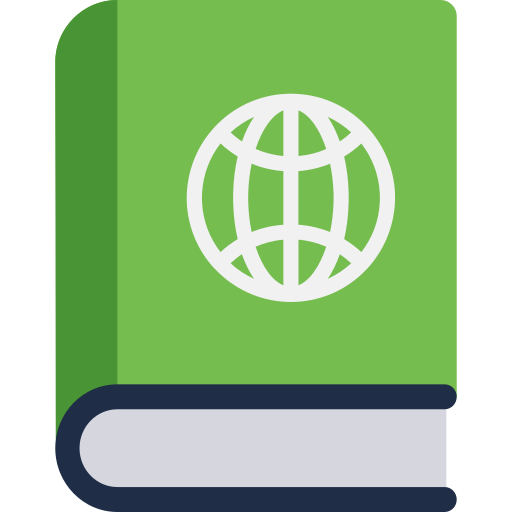 libro internacional icono gratis