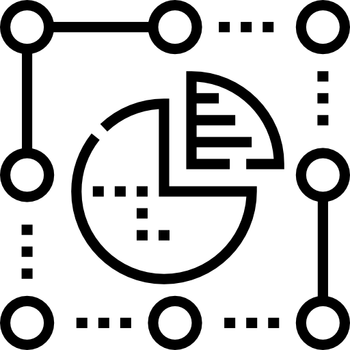 cirkeldiagram Detailed Straight Lineal icoon