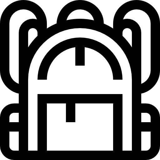 Backpack free icon