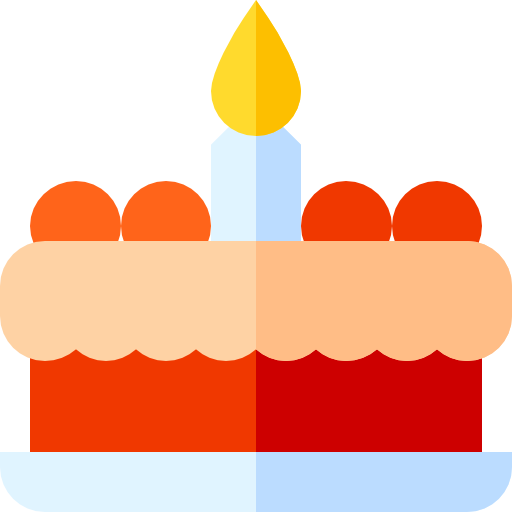 pastel de cumpleaños icono gratis